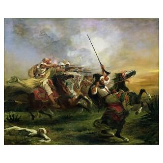 Wall Art  Posters  Moroccan horsemen in military