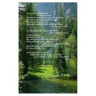 Wall Art  Posters  23rd Psalm Poster