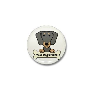 Custom Gifts  Custom Buttons  Personalized Dachshund Mini Button