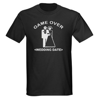 2012 Gifts  2012 T shirts  Game Over (Your Wedding Date) T Shirt