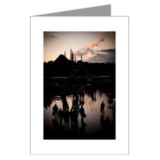 Silhouettes of Istambul   Greeting Cards