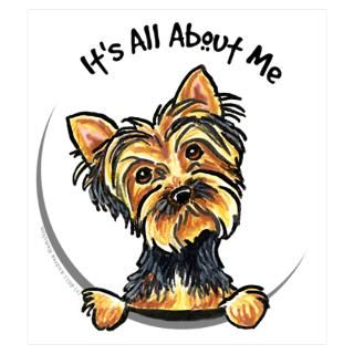 Wall Art  Posters  Funny Yorkie Poster