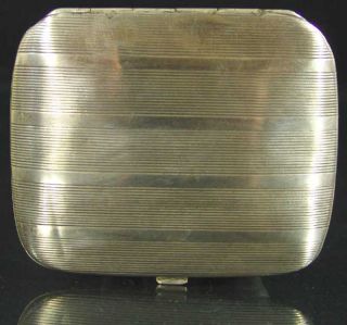 Rare original Russian Imperial Silver cigarette case made by FABERGE