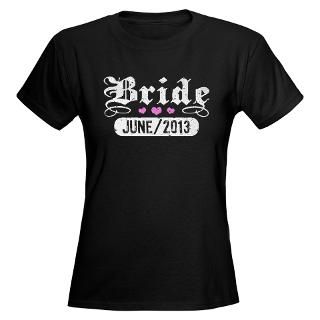 shirts  Bride June 2013 Womens Dark T Shirt