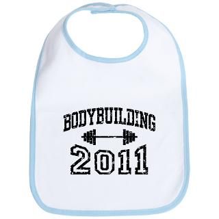 Bodybuilder Gifts  Bodybuilder Baby Bibs  Bodybuilding 2011 Bib