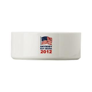 2012Meterantiobama Pet Bowls  Anybody but Obama 2012 Small Pet Bowl