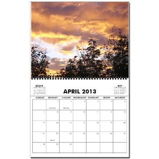 Heavenly Skies 2013 Wall Calendar by KatiesCalendars