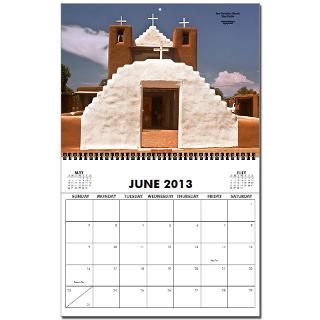 Churches of New Mexico 2013 Wall Calendar by jimfeliciano