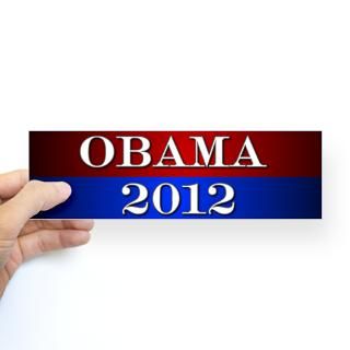 Obama Bumper Stickers  Obama 2012 Bumper Sticker