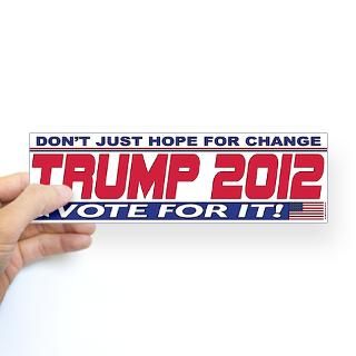 Bumper Stickers  Trump 2012 Sticker (Bumper