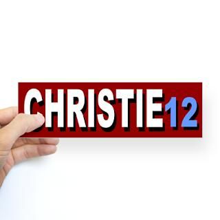 Chris Christie 2012 For President Bumper Bumper Sticker by