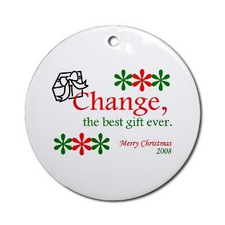 2008 Gifts  2008 Ornaments  2008 Change Christmas Ornament (Round