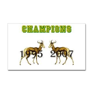 Champions 1995 and 2007 Rectangle Decal for $4.25