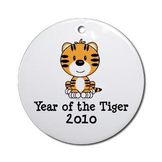 2010 Gifts  2010 Seasonal  Year of the Tiger 2010 Ornament (Round