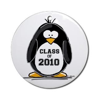 Gifts  2007 Home Decor  Class of 2010 Penguin Ornament (Round