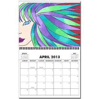 Girls with Beachy Hair 2010 2013 Wall Calendar by BeachyGirls