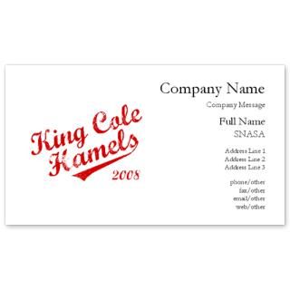 King Cole Hamels 2008 Business Cards for $0.19