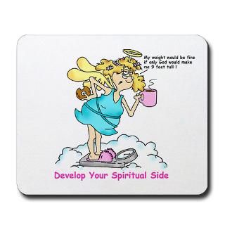 Angel Home Office  Midge the Angels 2008 Diet Workout Mouse Pad