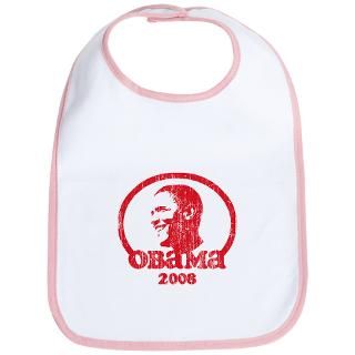 Gifts  08 Election Baby Bibs  Vintage Barack Obama 2008 (re Bib