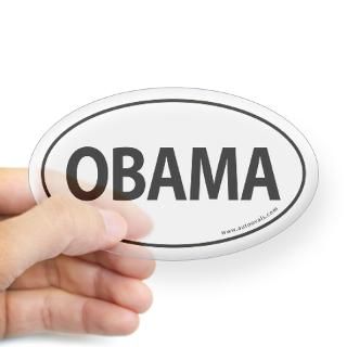 Obama 2008 Traditional Sticker  White (Oval) for $4.25