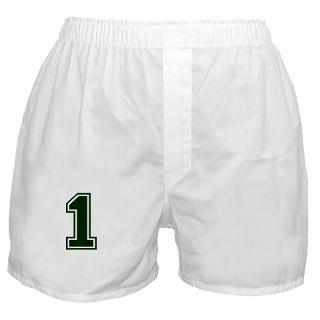 NUMBER 1 FRONT Boxer Shorts for $16.00