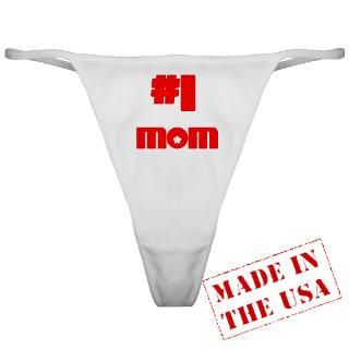 Mom Gifts  #1 Mom Underwear & Panties  Number One (#1) MOM