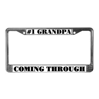 NUMBER ONE GRANDPA License Plate Frame for $15.00