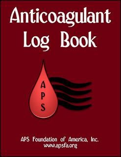 Anticoagulant Log Book Version 2  APS Foundation of America Inc E