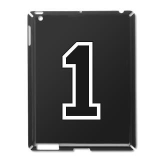 Varsity Font Number 1 Black iPhone 4 Slider Case