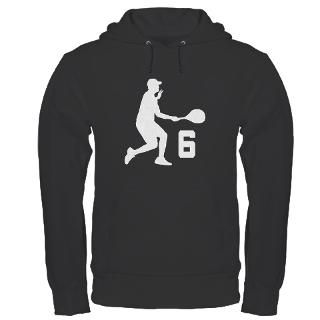 Sweatshirts & Hoodies  Tennis Uniform Number 6 Player Hoodie