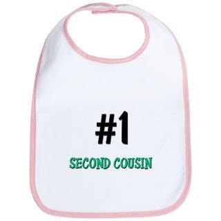 Number 1 SECOND COUSIN Bib by familytshirts