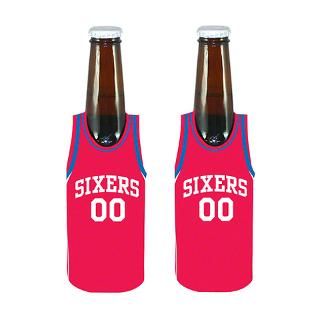Philadelphia 76ers Bottle Jersey Koozie 2 Pack