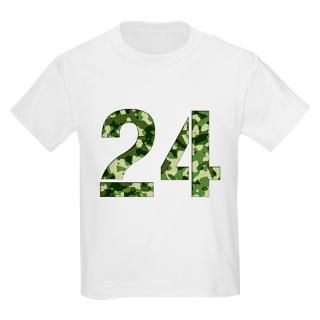 Clothing  Number 24, Camo Kids Light T Shirt