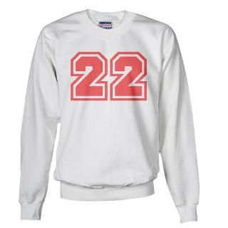 Varsity Uniform Number 22 (Pink) Sweatshirt