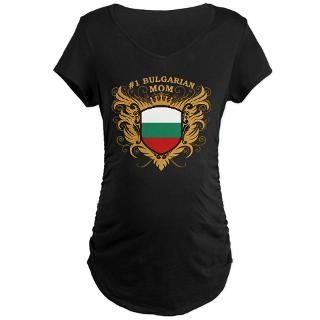 Number One Bulgarian Mom Maternity T Shirt by pridegiftshop