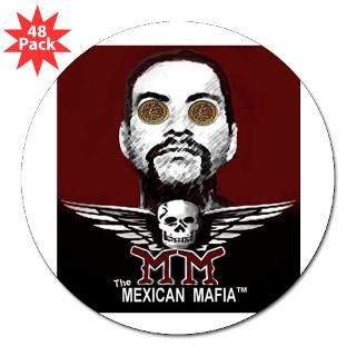 The Mexican Mafia 3 Lapel Sticker (48 pk)