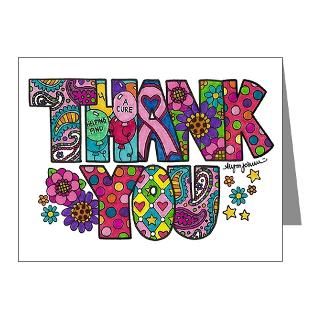 Awareness Note Cards  Breast Cancer Thank You Note Cards (Pk of 10