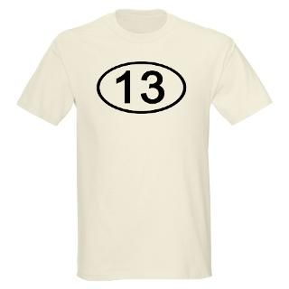 Number 13 Oval Ash Grey T Shirt T Shirt by ovalsboutique