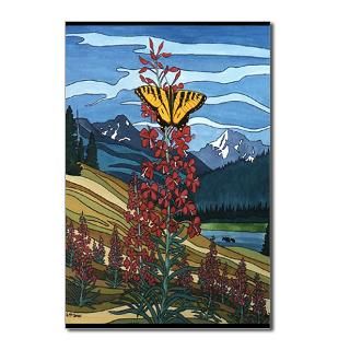 Butterfly Art Postcards (Pack of 8)  Butterfly & Flowers Canadian Art