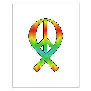 size 9 0 x 13 3 view larger tie dye peace ribbon small poster a new
