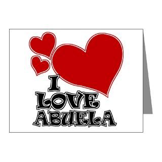 Gifts  Abuela Note Cards  I Love Abuela Note Cards (Pk of 10