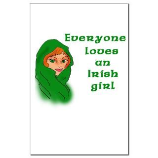 An Irish Girl Mini Poster Print  Everyone loves an Irish girl