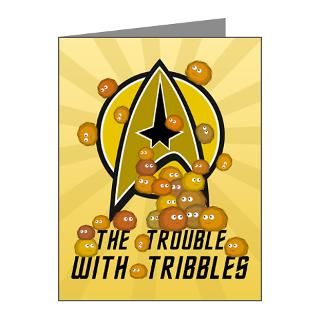  Aliens Note Cards  Trouble With Tribbles Note Cards (Pk of 10