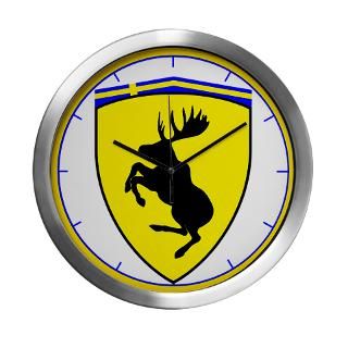 Prancing Moose 14 inch Wall Clock