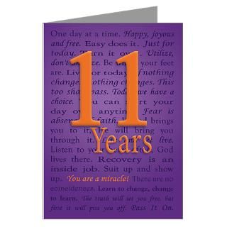 11 Year You are a Miracle Greeting Card