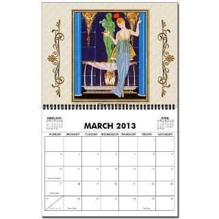 George Barbier Art Deco Fashion 8.5x11 Calendar by vintagecalendar