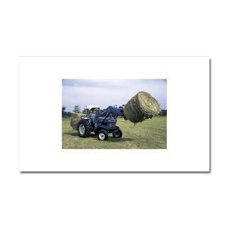 Gifts  Car Accessories  Tractor Hauling Hay Car Magnet 12 x 20