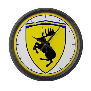 Prancing Moose 17 inch Wall Clock