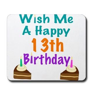 Happy Birthday 13 Year Old Mousepads  Buy Happy Birthday 13 Year Old