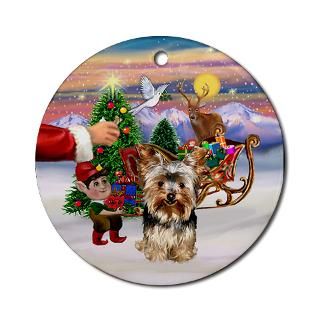 Treat for Yorkie (17) Ornament (Round)